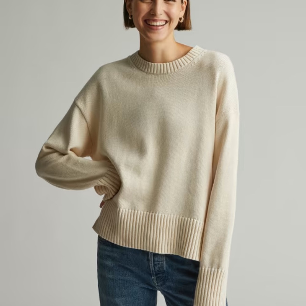 Everlane organic cotton sweater